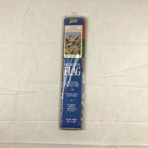 Vintage Meadow Creek Decorative Flag Scarecrow #74041 Korea 2000 - Picture 8 of 8